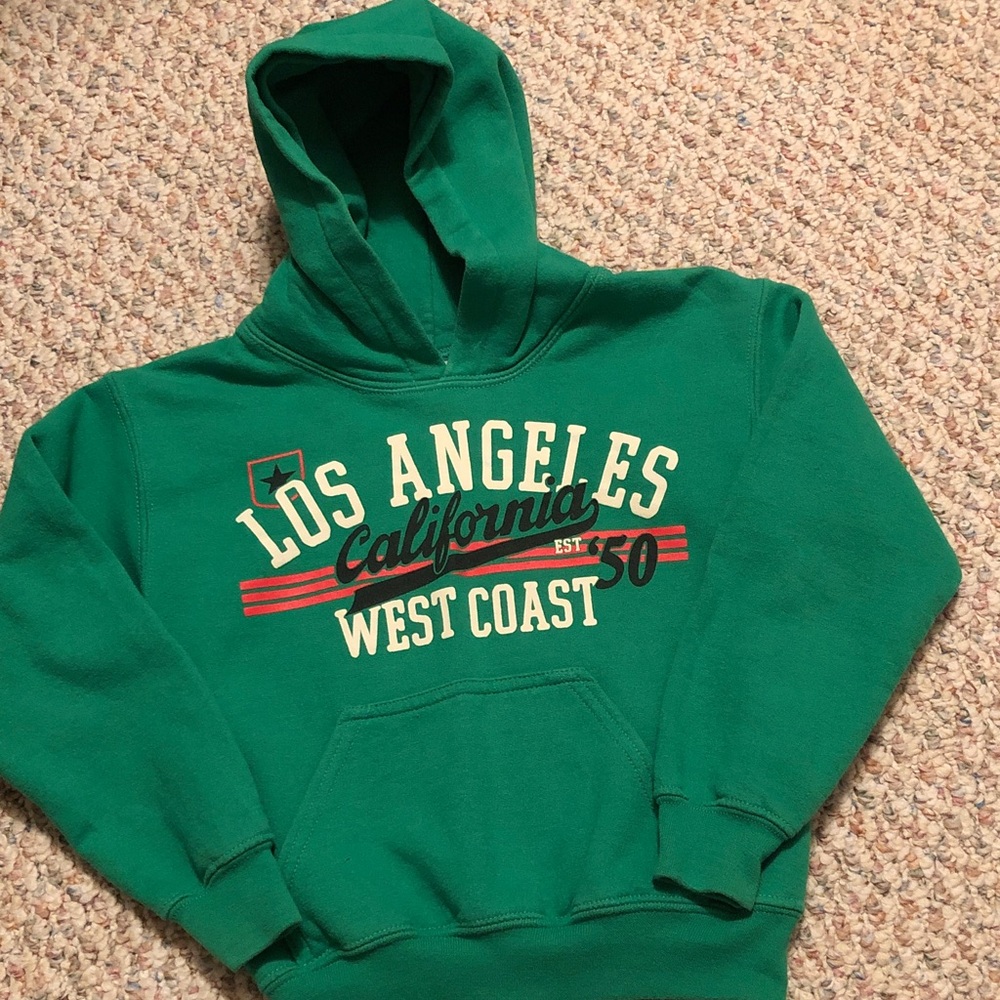 Los Angeles California West Coast youth hooded sweatshirt